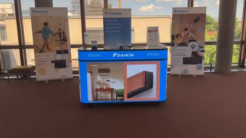 24PULSAR digitalni LED promotivni pult — Daikin Hrvatska, Dani Orisa, Koncertna dvorana Vatroslava Lisinskog, Zagreb