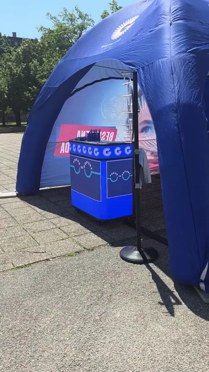 24PULSAR digitalni LED promotivni pult — Ghetaldus optika, Zagreb